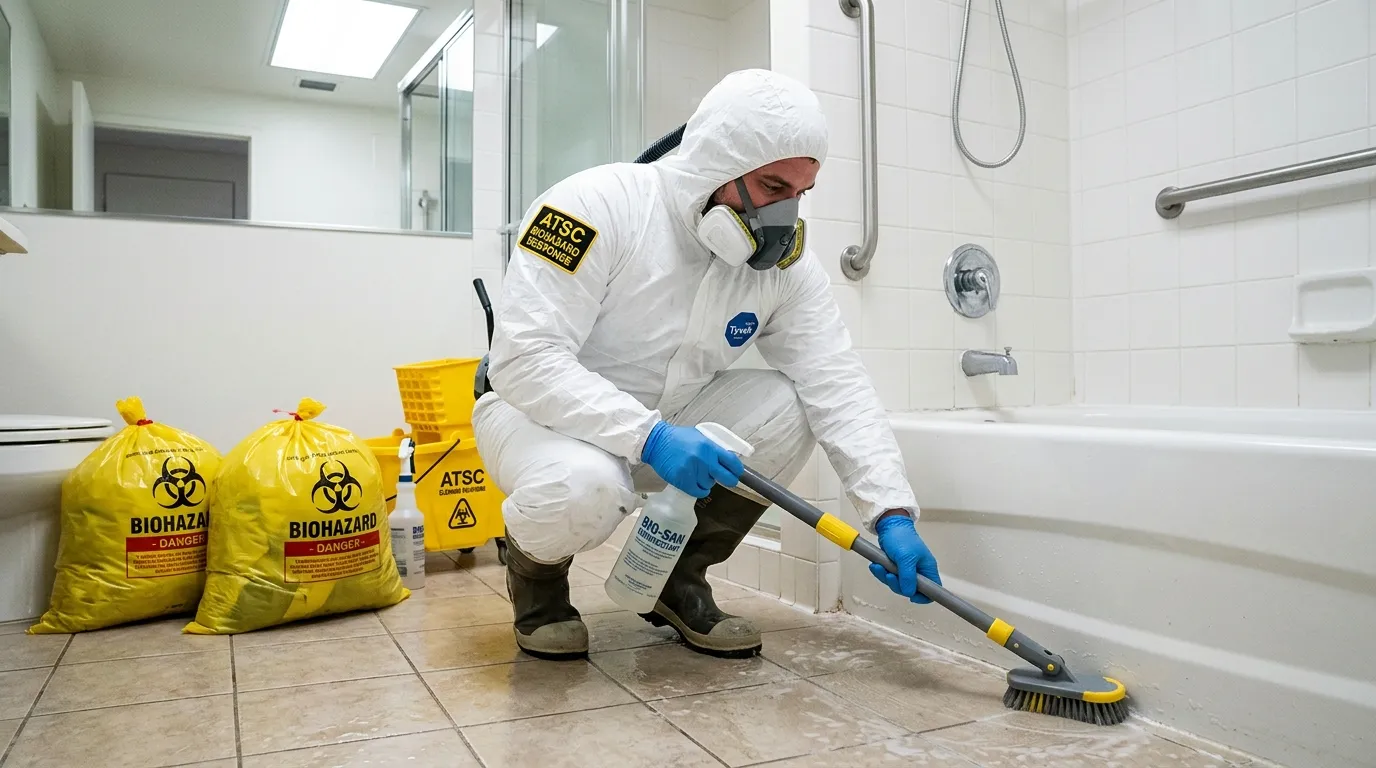 Decontamination equipment deployed for Blood Cleanup in Massapequa Park